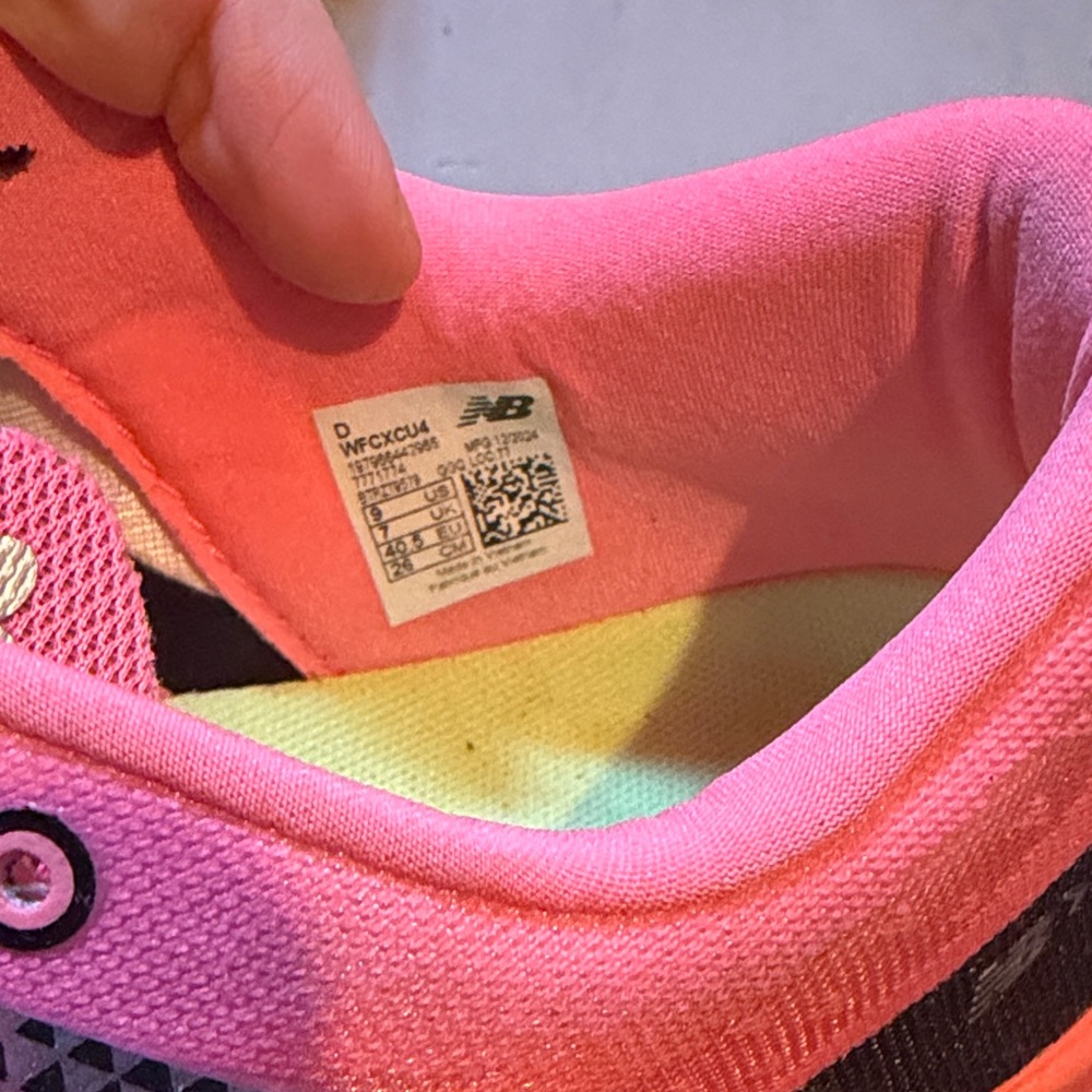 New Balance FuelCell Rebel v4
Women's Pink and Black Athletic Shoes - Picture 6 of 8